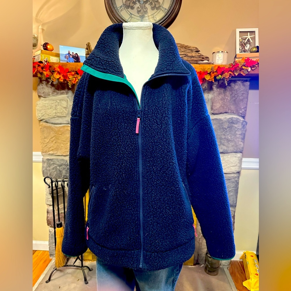 J.Crew Zip-up jacket in Polartec® fleece size xl